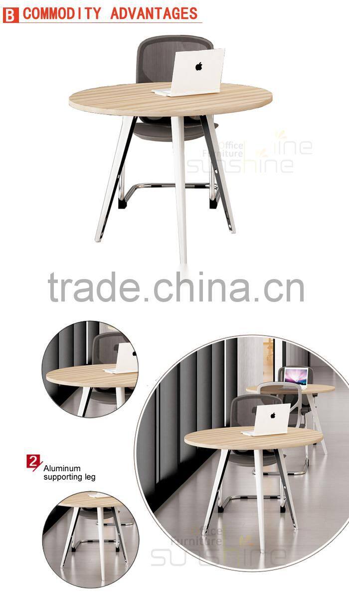 Modern Office Meeting Room Use Metal Frame Negotiation Table ZS-800