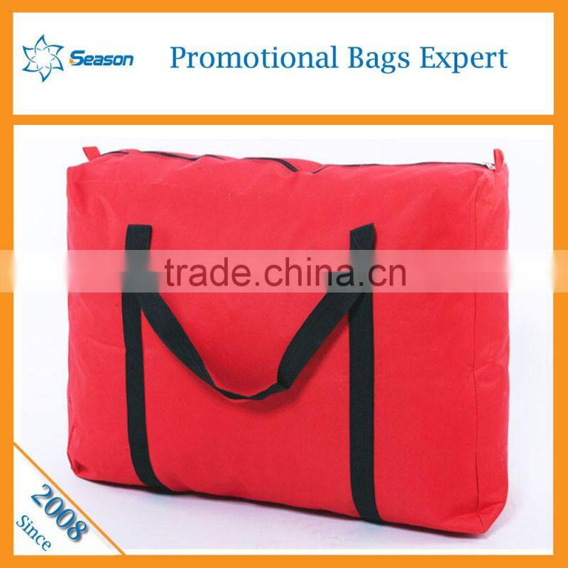 Wholesale china custom printed polyester quilt packaging bag
