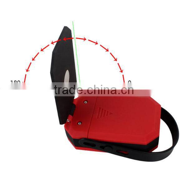 Ningbo POPPAS B70 360 Degree Rotation COB And 3 Led Magnetic led handheld work light