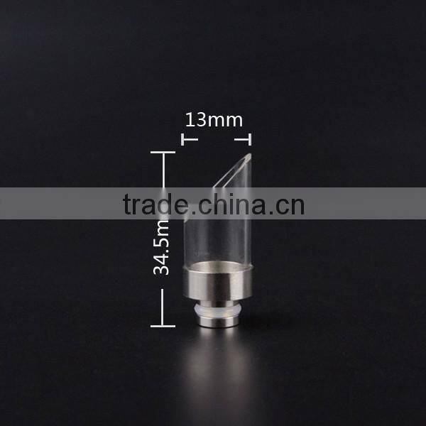 22 mm /28.5 mm base size wide bore colorful glass drip tips