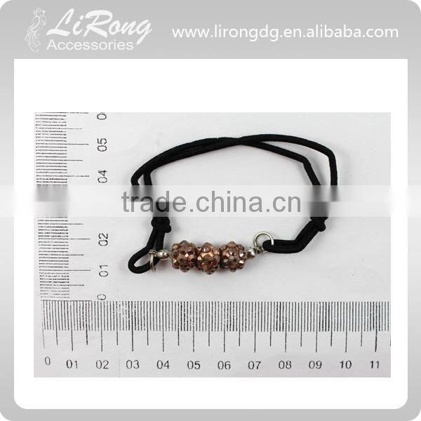 Crystals hair ponytail holders