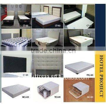 Soft Bed Base and mattress high temperature treated spring mattress,Luxurious bed
