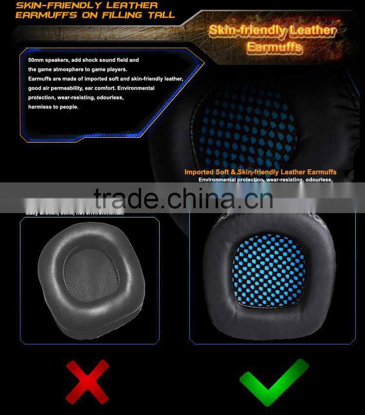 2015 New EACH G4000 Gaming Headset Stereo Bass Headphone Earphone With Microphone For Computer Gamer USB 3.5mm Gold-Plated