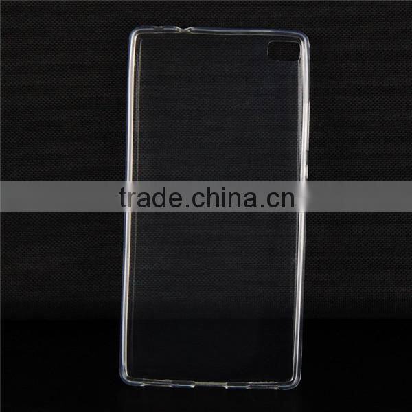 for Huawei P8 Case TPU Transparent Clear Back Cover Case for Huawei Ascend P8 Cell Phone Bags case