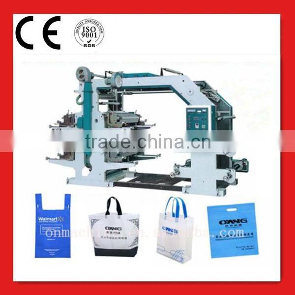 Four Colors PE Film Roll Automatic Flexographic Printing Machine