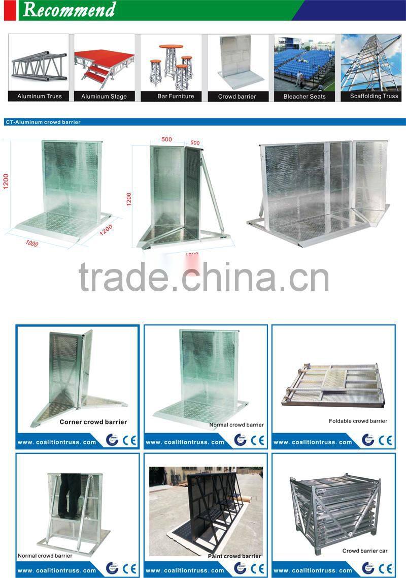 Aluminum Corner Concert Crowd Barriers