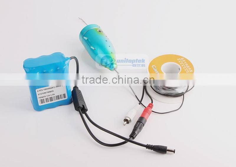 2015 New 800TVL 12 White Brignt Light 7" TFT Color LCD Underwater Fishing Camera Fish Finder Video Camera Aluminum Case