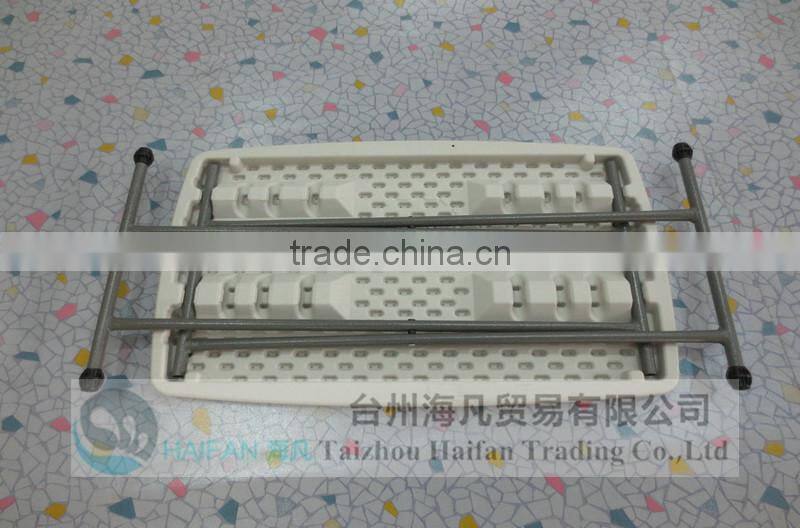 high quality 132cm plastic adjustable picnic table for party/hot sell banquet plastic table with removable legs
