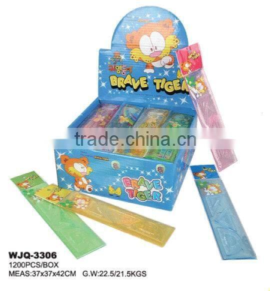 Promotional Custom Fancy 30cm Size Drawing foldable Plastic Ruler