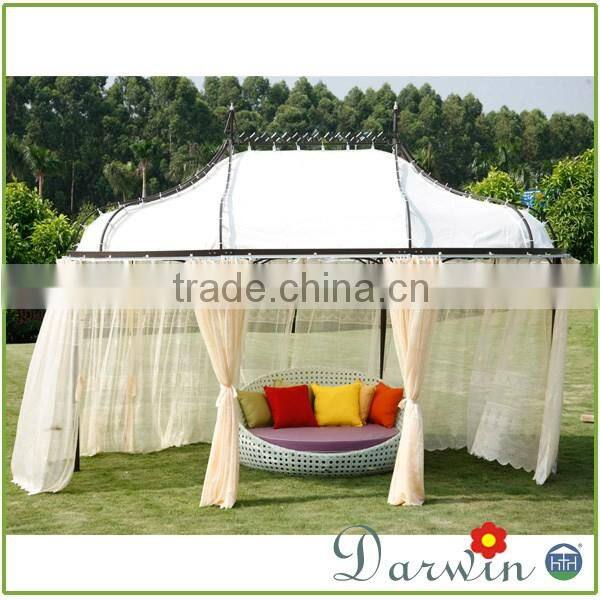 Fashionable rattan wicker high end beach hammock daybed