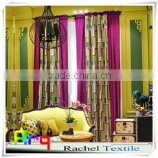 Pure light color design for curtain- Bead string pattern 100% polyester embroidery fabric- window/ living room modern curtain