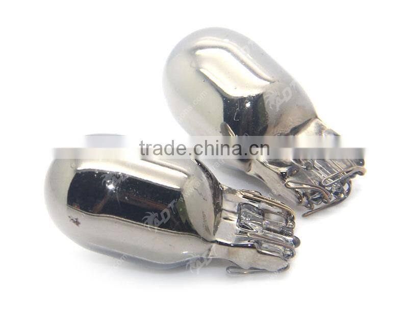 2016 Hot selling T20 white, green, blue, red, amber, yellow 7443 chrome t20 bulbs