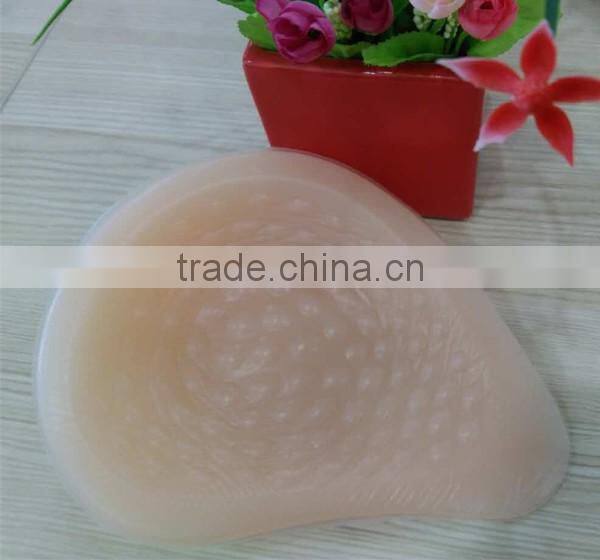 KVS light silicone fake breast form for mastectomy breast cancer woman backside massage effect design false artificial boobs
