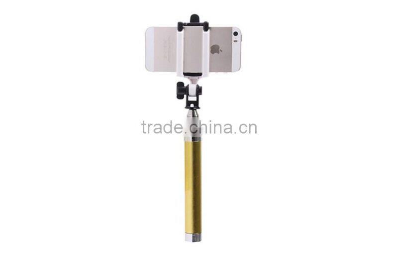 Manufactory Cheap Price Flexible Aluminum Stick Selfie Stick Tripod with Bluetooth