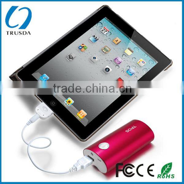 Metal shell mobile power pack for phones