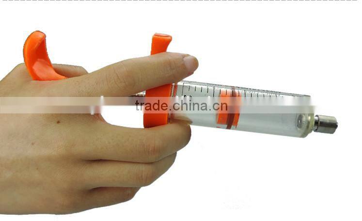 2015 Hot sale 20ml animal veterinary plastic steel syringes with dose nut