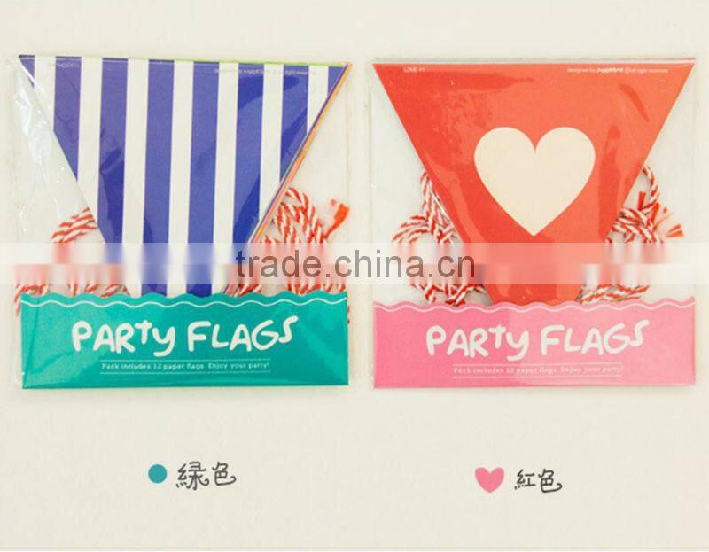 toot sweet party decoration triangle flag