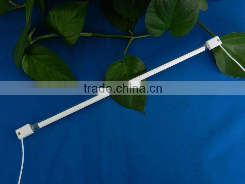 white plated quartz heating pipe, white coated halogen heating lamp
