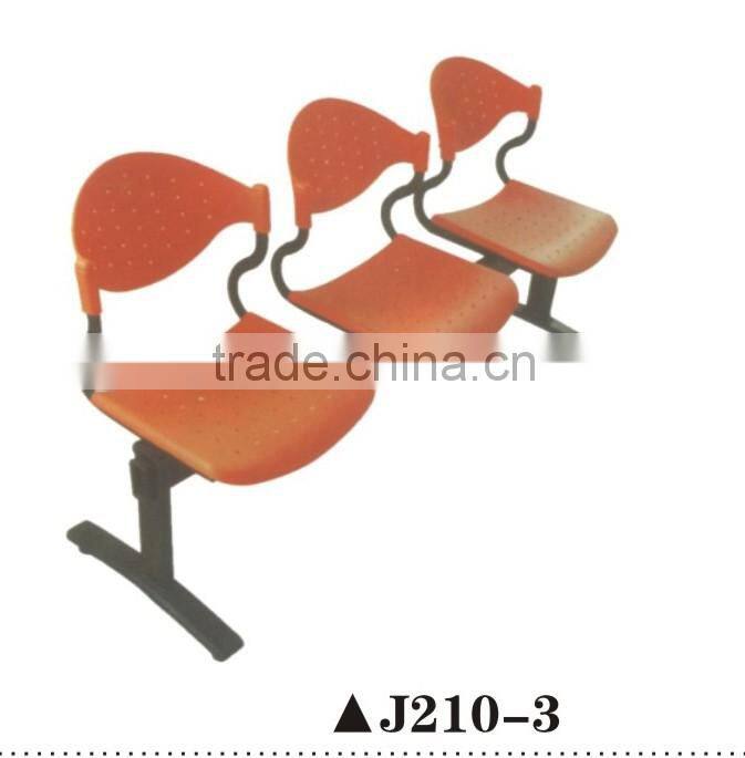Good looking 3-seater indoor commercial waiting chairs for sale J210B-3