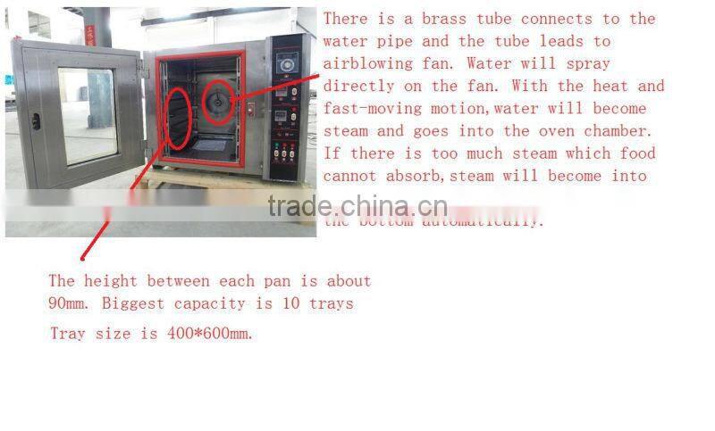 Good performance with competitive price gas hot-air convection oven