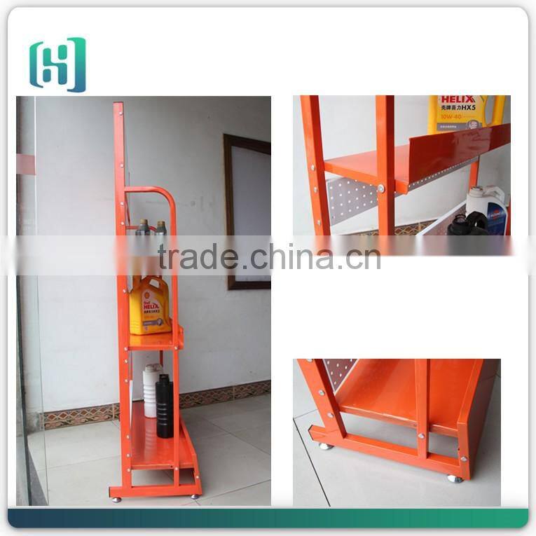 floor modern retail grocery store engine lubricating oil display stand HSX-S0235