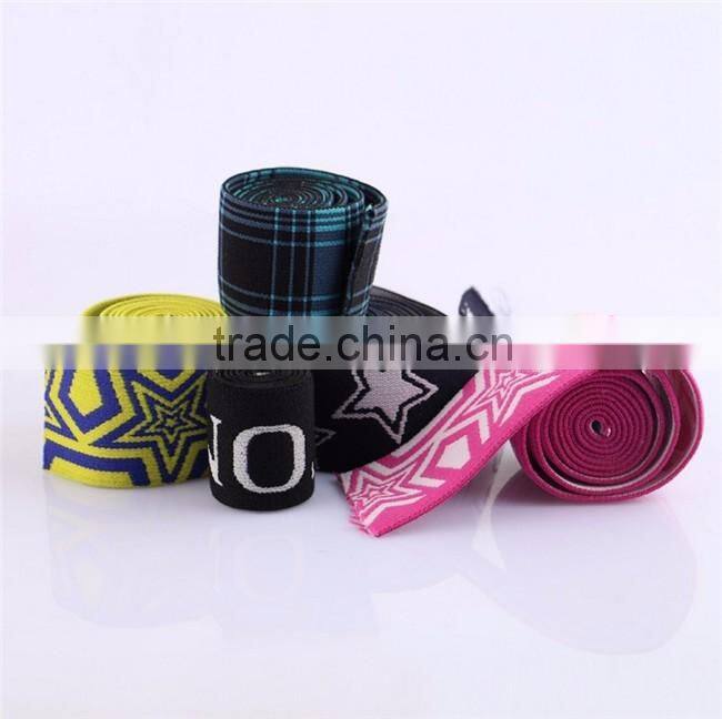 China Suppliers 3.5cm Customized Jacquard Elastic Tape for Mens Underwear