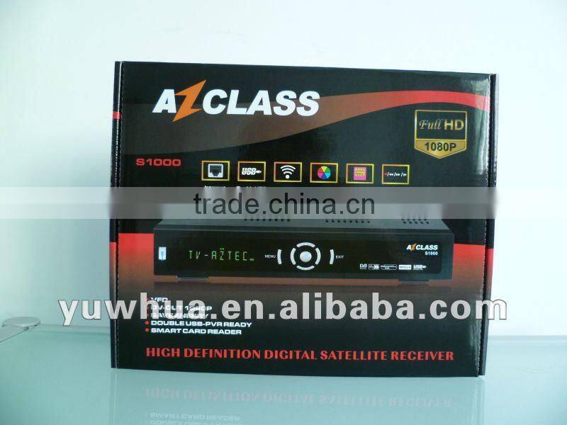 Azclass S1000 best sell android tv box full hd iptv box tv receiver