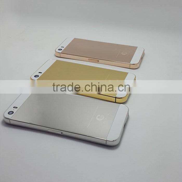 for apple iphone 6 6p six generations back cover middle frame after 24K Gold plated diamond shell custom color