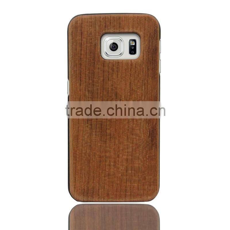 Low MOQ! For Samsung S6 Edge Case PC+ Cherry Wood Cover for Samsung Galaxy S6 Edge Case for Galaxy S6 Edge Case