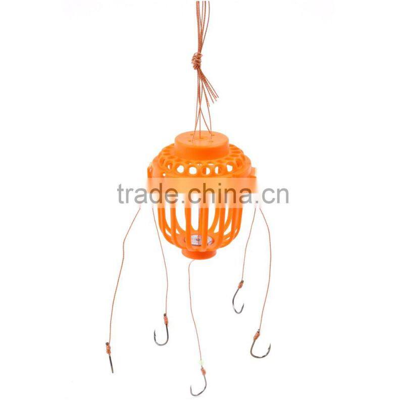 Silver Carp Fishing Sea Monster with Lead Sinker Carbon Steel Strong Explosion Hooks Fishing Tackle Set