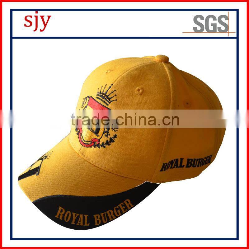 Top quality embroidery waterproof 100% polyester golf cap