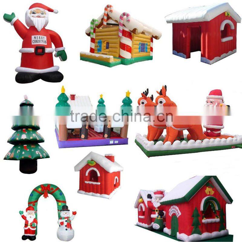 Penguin inflatable christmas light show/christmas decoration with light