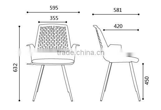 2016 Popular New Products lowback trading chair