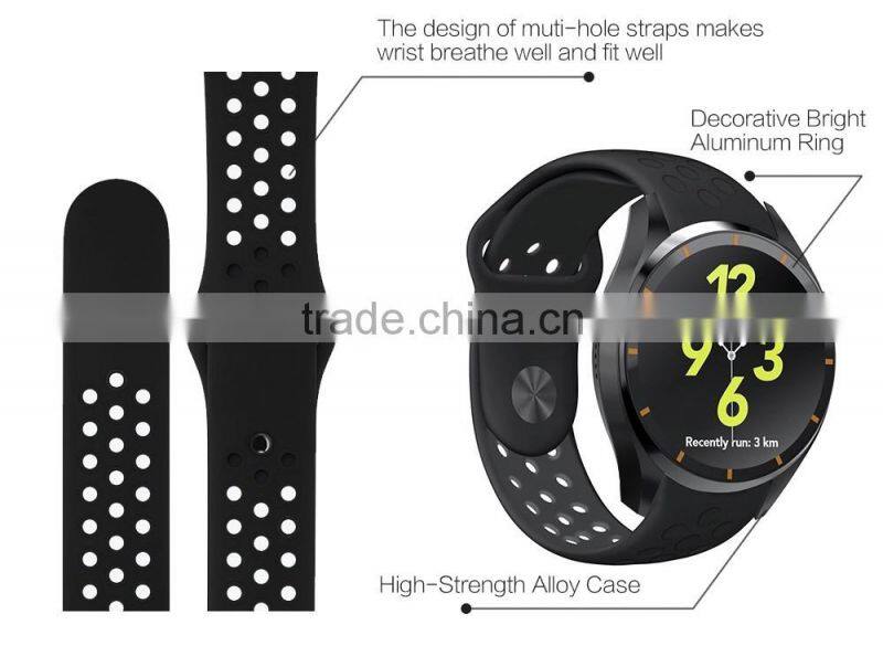 3G Heart rate monitor Pedometer G-sensor Wifi GPS smart watch