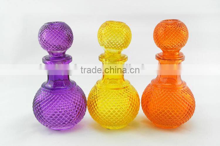 750ml glass vodka bottle with glass cork