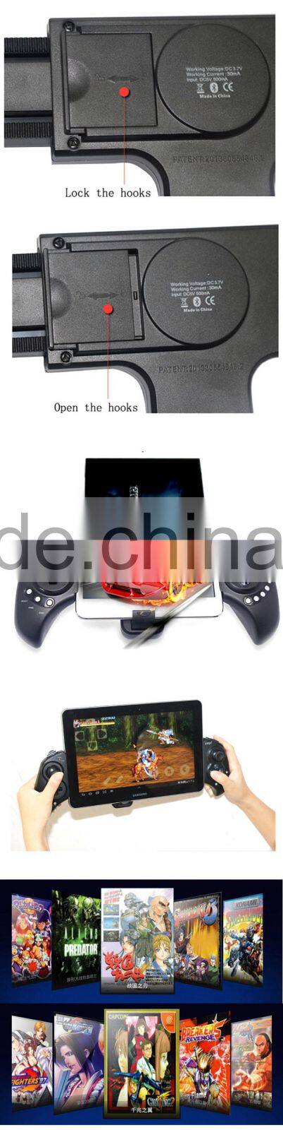 Telescopic Wireless Bluetooth Gaming Game Controller Joystick wii u gamepad for iPhone iPod iPad Samsung HTC Android IOS