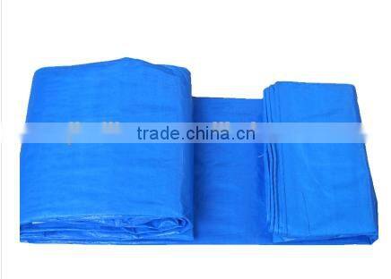 12' X 16' Blue Tarp Multi-purpose Waterproof Poly Tarp Cover with Tent Shelter Camping Tarpaulin