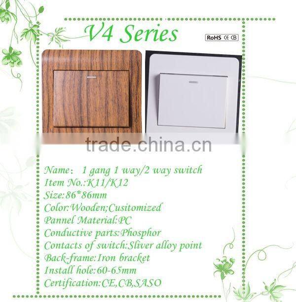 professional manufactures changeover switch 1 gang 2 way switch
