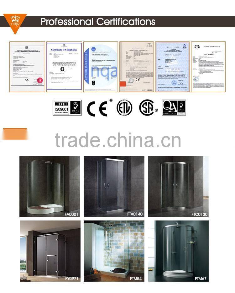 CRW FY0911 Glass Shower Cabin Freestanding Bath Cabin