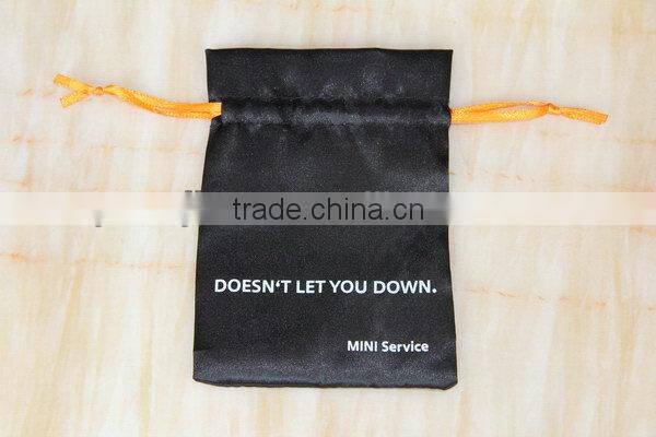 High quality Cheapest satin folding zipper pouch