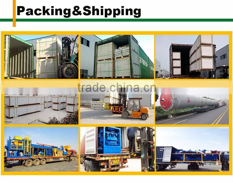 automatic brick production line QT4-15C hydraulic concrete brick making machine