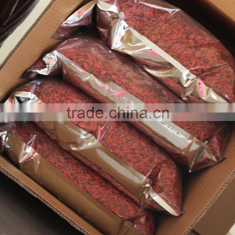 2015 NingXia certified red bulk goji berry with best quality