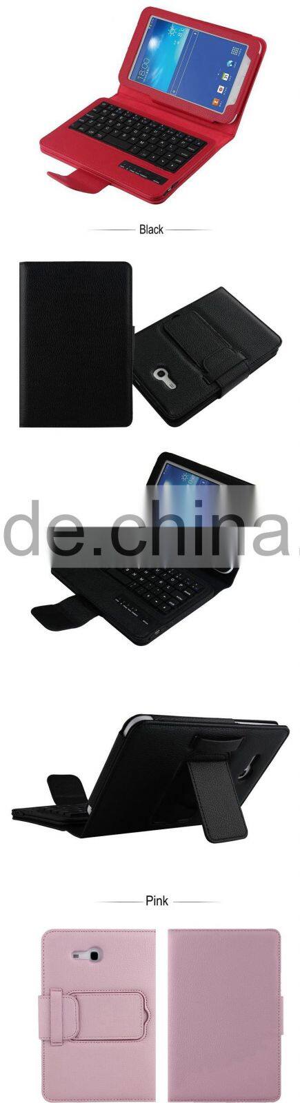 slide bluetooth wireless keyboard case for samsung Tab3 7.0inch Lite T110/T111-SA01