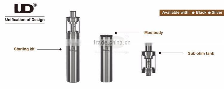 Cheap price China UD 1500mAh stainless steel ce e cigarettes