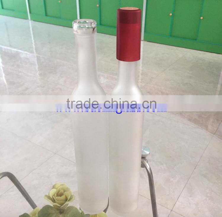 375ml and 200ml colored ice wine bottle
