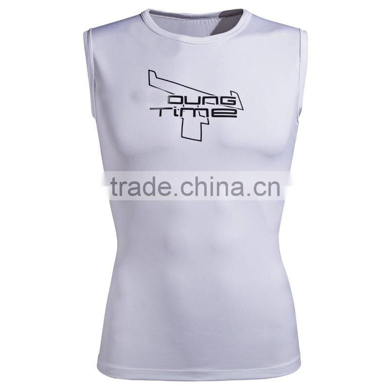 Wholesale custom tank top hot sale running gym compression vest