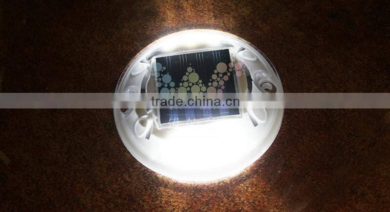White color high quality Epistar LED 3m reflective glass road stud