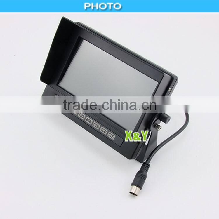 7 inch waterproof digital color TFT LCD monitor XY-2073W