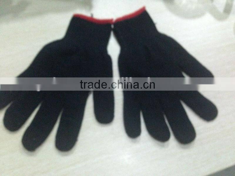 various colors cotton yarn work gloves for hand protection