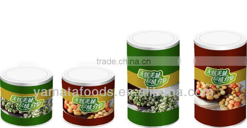 Fried wasabi green peas